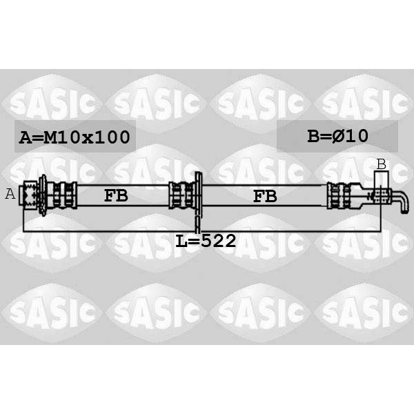 6600036 FLEXIBLE DE FREIN