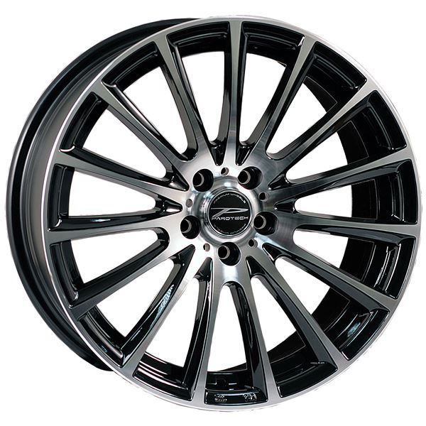 Jante aluminium Parotech 16 pouces Black Poli Brillant
