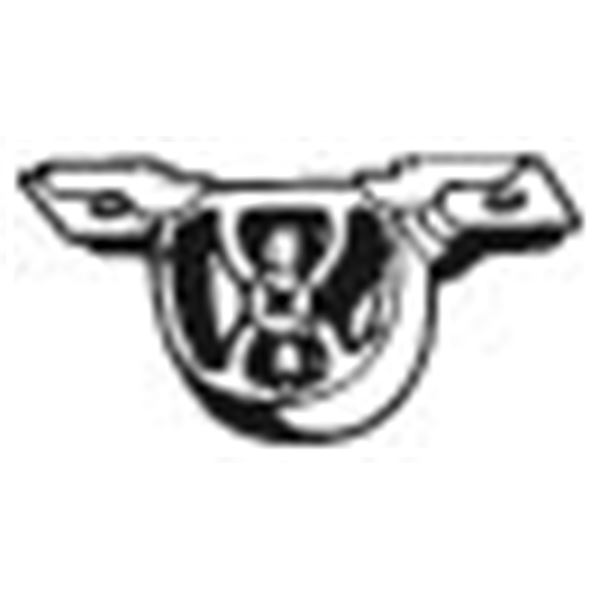 1 silentbloc d'échappement Bosal 255483