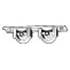 1 silentbloc d'échappement Bosal 255503