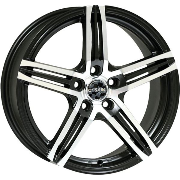 Jante aluminium Cesam 16 pouces Black Poli Brillant
