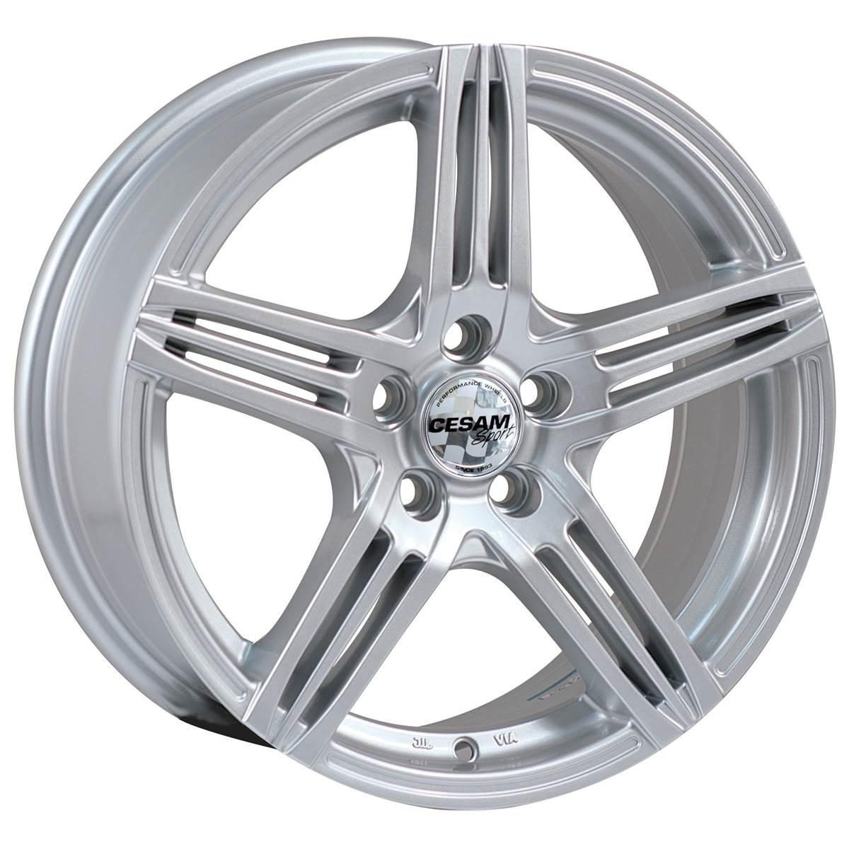 Jante Cesam Sport Tornado Silver 14 Pouces 4 X 108 Et25