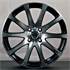Jante aluminium Cesam 14 pouces Black Poli Brillant