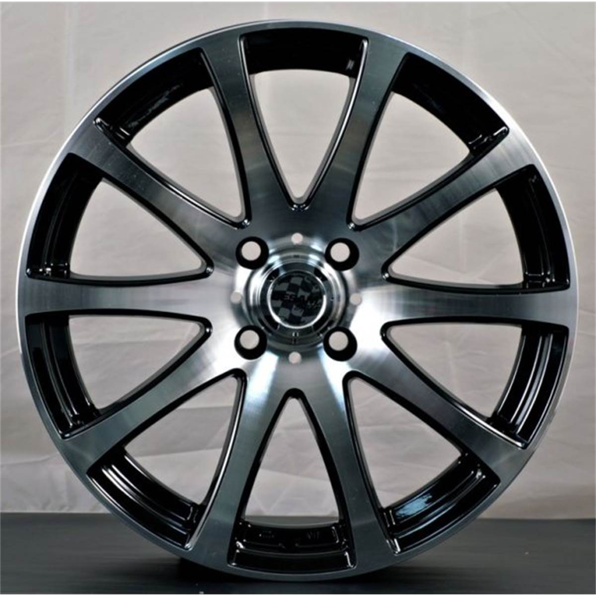 Jante Aluminium Cesam 16 Pouces Black Poli Brillant