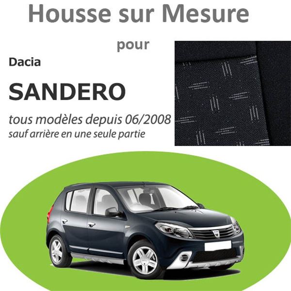 Housse Premium pour Duster / Sandero tous modèles De 06/2008 à  - Feu  Vert
