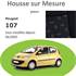 Housse de siège C1 / 107 / Aygo de 06/2005 à 06/2014