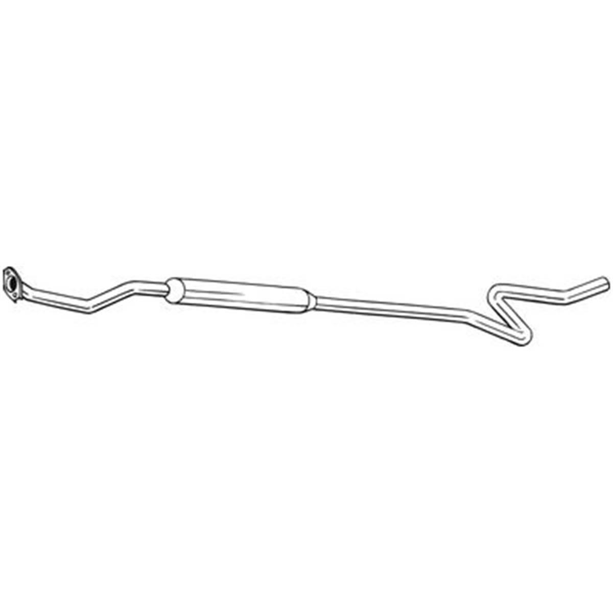 Silencieux D'échappement Intermédiaire Bosal 288135