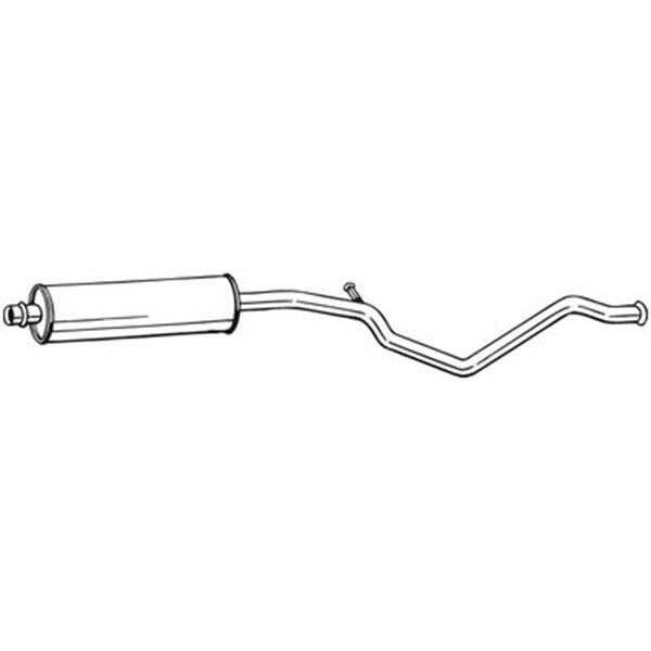 1 silencieux d'échappement intermédiaire Bosal 285325