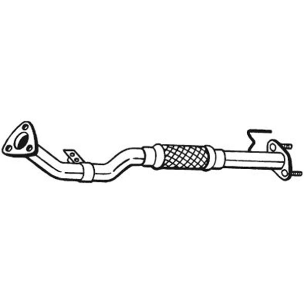 1 tuyau d'échappement Bosal 835003