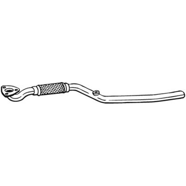 1 tuyau d'échappement Bosal 853001