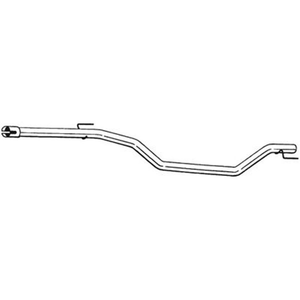 1 tuyau d'échappement Bosal 915631