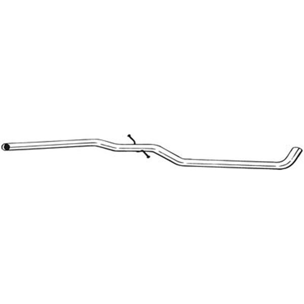 1 tuyau d'échappement Bosal 879817
