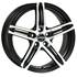 Jante aluminium Cesam 17 pouces Black Poli Brillant