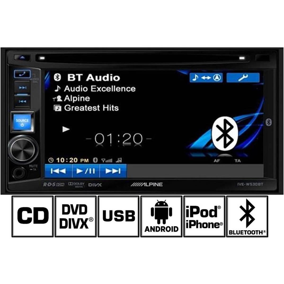 Autoradio Alpine Ive-w530bt