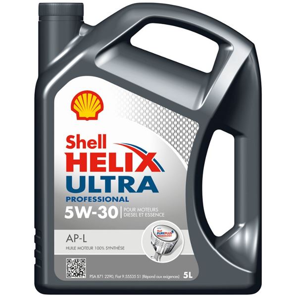 Huile moteur SHELL ULTRA essence /diesel AP-L PSA 5W30 5L