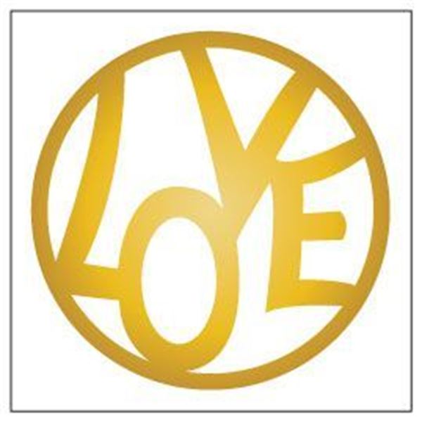 Adhésif Cadox Zoe Bling Bling Love doré