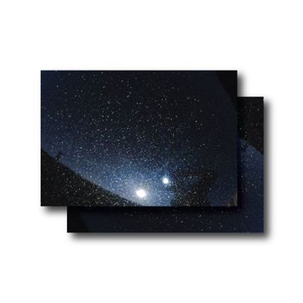 Feuilles adhésives Cadox retro paillettes noir x2