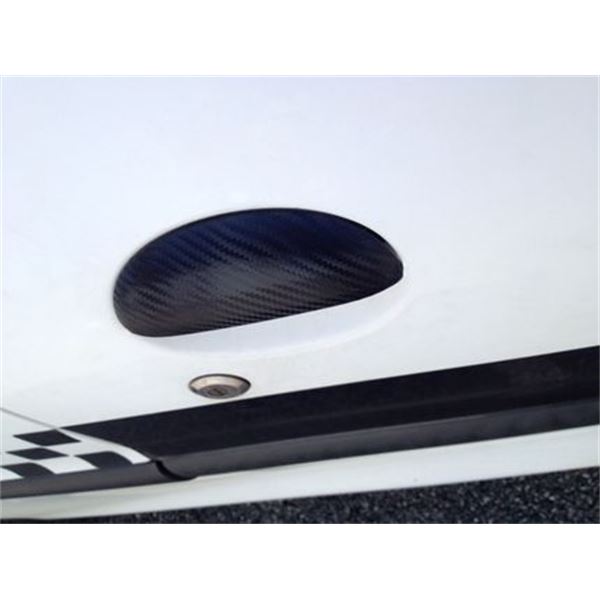 Sticker carrosserie carbone conformable noir Cadox - Feu Vert