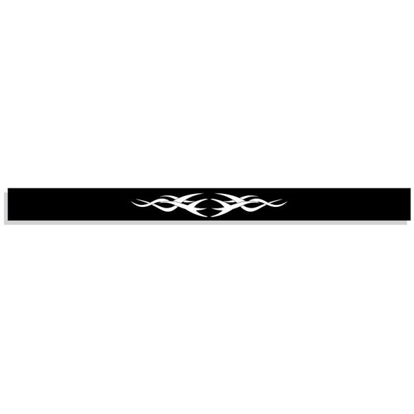 Bandeau adhésif Cadox sous-coque impression blanc sur noir motif Duel