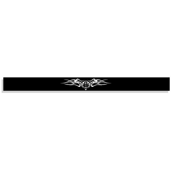 Bandeau adhésif Cadox sous-coque impression blanc sur noir motif Abysse