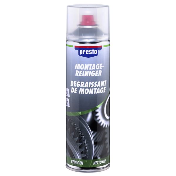 Nettoyant dégraissant de montage 500ml Presto
