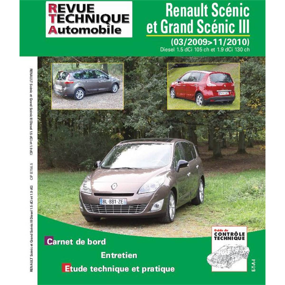 Pour Renault Scenic Iii 1.5 Dci (85/105/110) 8v Et 1.9 Dci 130 8v De 03/2009 À 11/2010