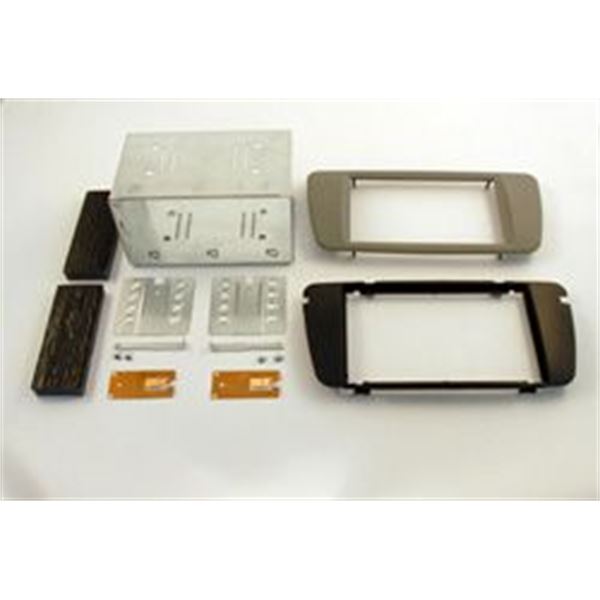 Support Décor double DIN (gris clair) Autoradio spécial SEAT IBIZA 2 08>