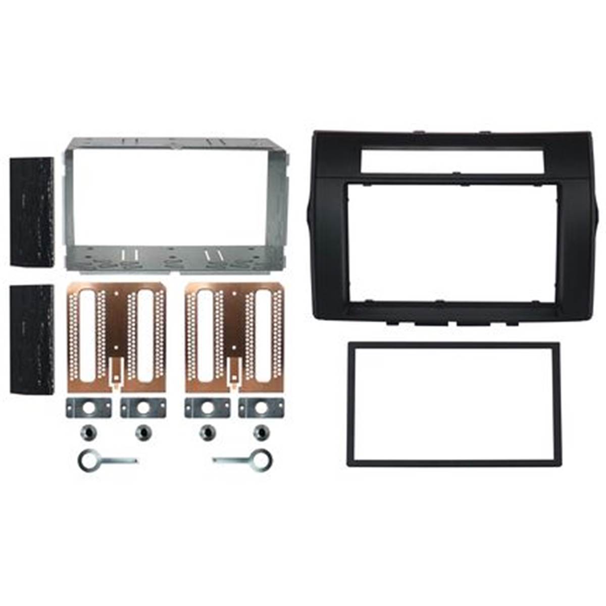 Support Décor double DIN (noir) Autoradio spécial TOYOTA COROLLA VERSO 2005>