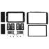 Support Décor double DIN (noir) Autoradio spécial ALFA GT 2006 >