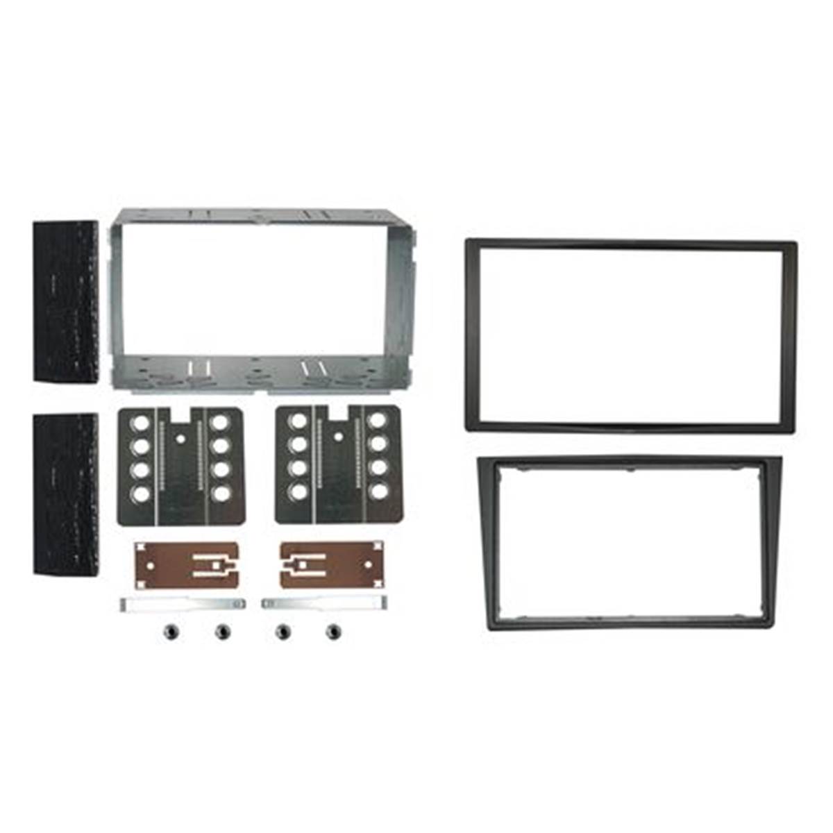 Support Décor double DIN (antracite) Autoradio spécial OPEL ASTRA 2004>