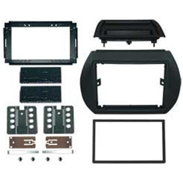 Support autoradio double DIN FIAT QUBO / FIORINO 2010>