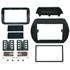 Support autoradio double DIN FIAT QUBO / FIORINO 2010>