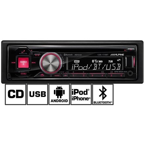 Autoradio Bluetooth Alpine CDE-173BT