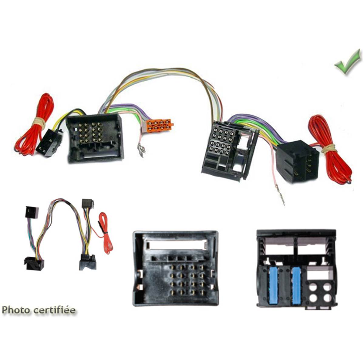 Faisceau D'adaptation Kit Mains-libres Pour Audi / Seat / Skoda / Volkswagen 2004>