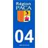 2 Stickers voiture Paca 04
