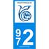 2 Stickers voiture Martinique 972