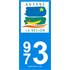 2 Stickers voiture Région Guyane 973