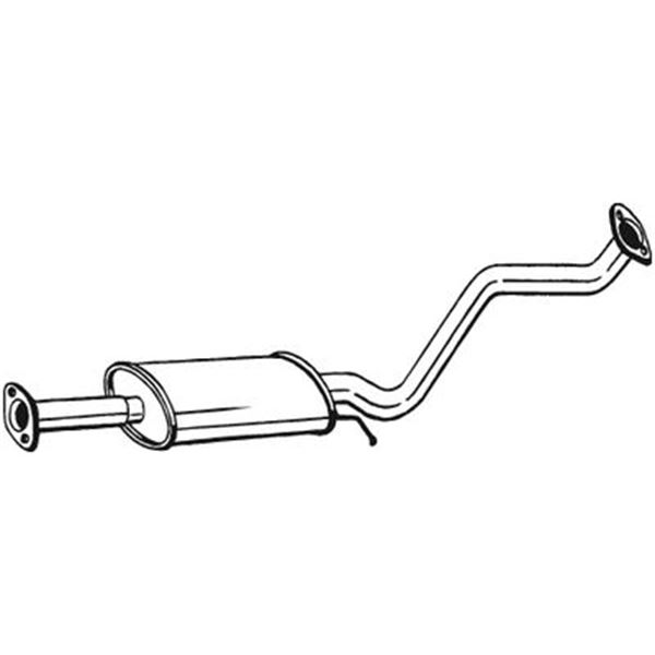 1 silencieux d'échappement intermédiaire Bosal 281841