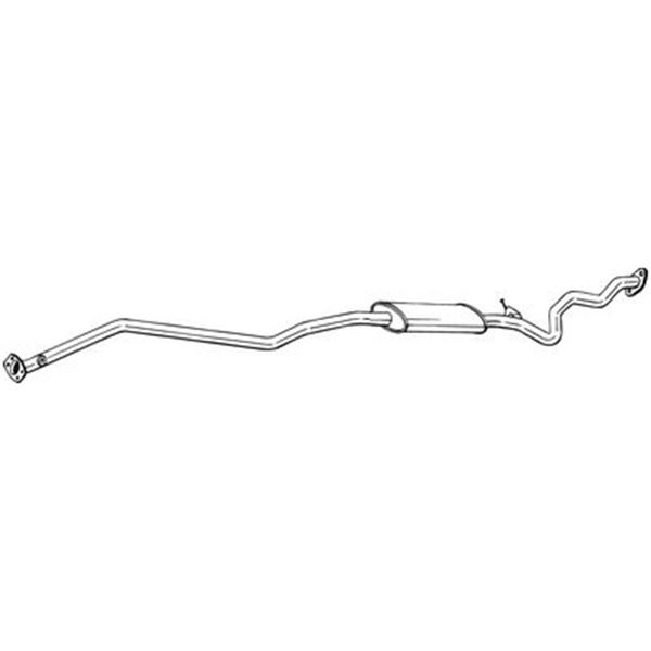 1 silencieux d'échappement intermédiaire Bosal 293011
