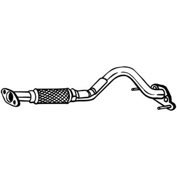 1 tuyau d'échappement Bosal 750133