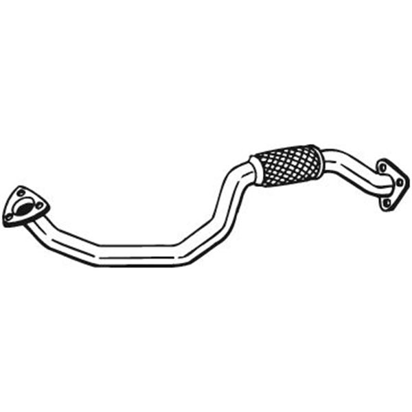 1 tuyau d'échappement Bosal 800071