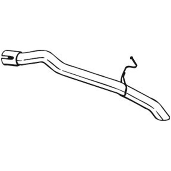1 tuyau d'échappement Bosal 840001