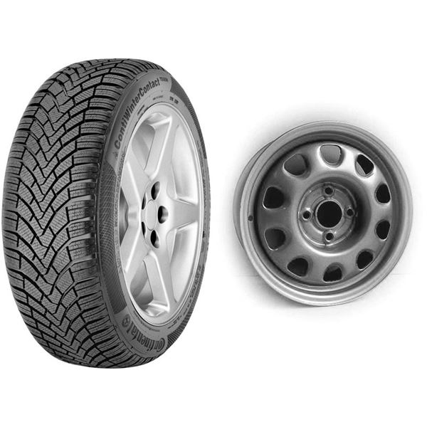 Pack Jante tôle + Pneu hiver Continental WinterContact TS860 185/60R15 84T