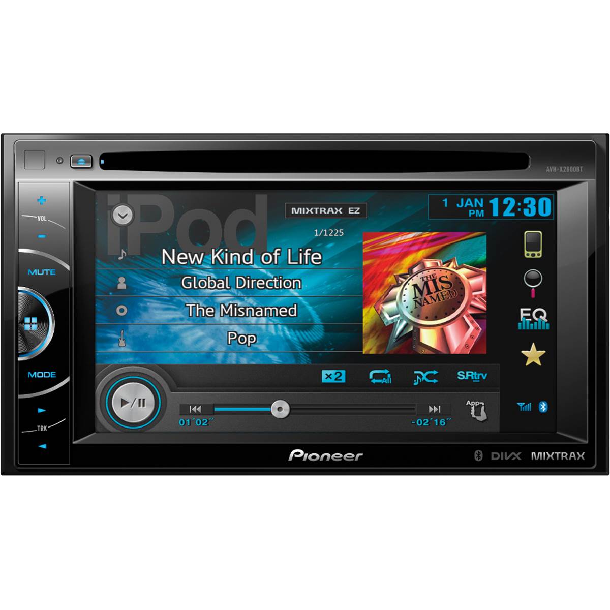 Autoradio Pioneer Avh-x2600bt