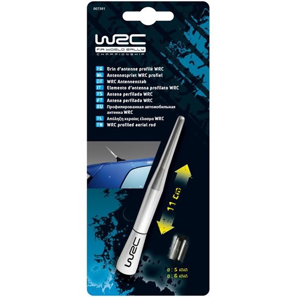 Brin d'antenne auto aluminium profilé WRC