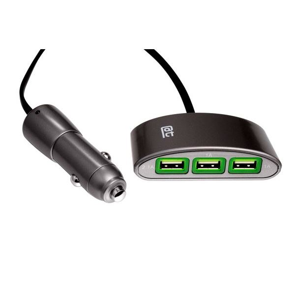 Prise multiple 3USB voiture Auto-T