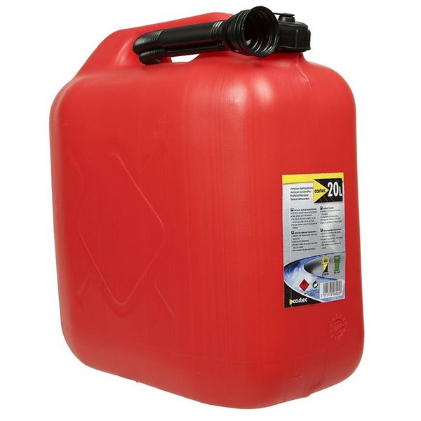 Jerrican 20 litres homologué carburant Cartec - Feu Vert