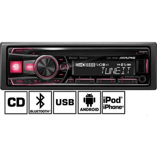 Autoradio Bluetooth Alpine CDE-183BT