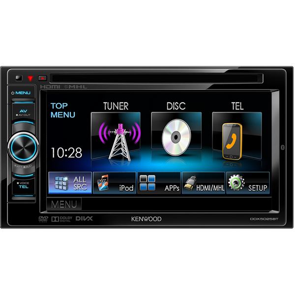 Autoradio multimédia double-DIN Kenwood DDX5025BT