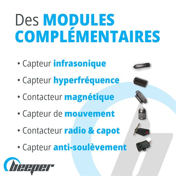 Alarme universelle automobile XR5 Beeper